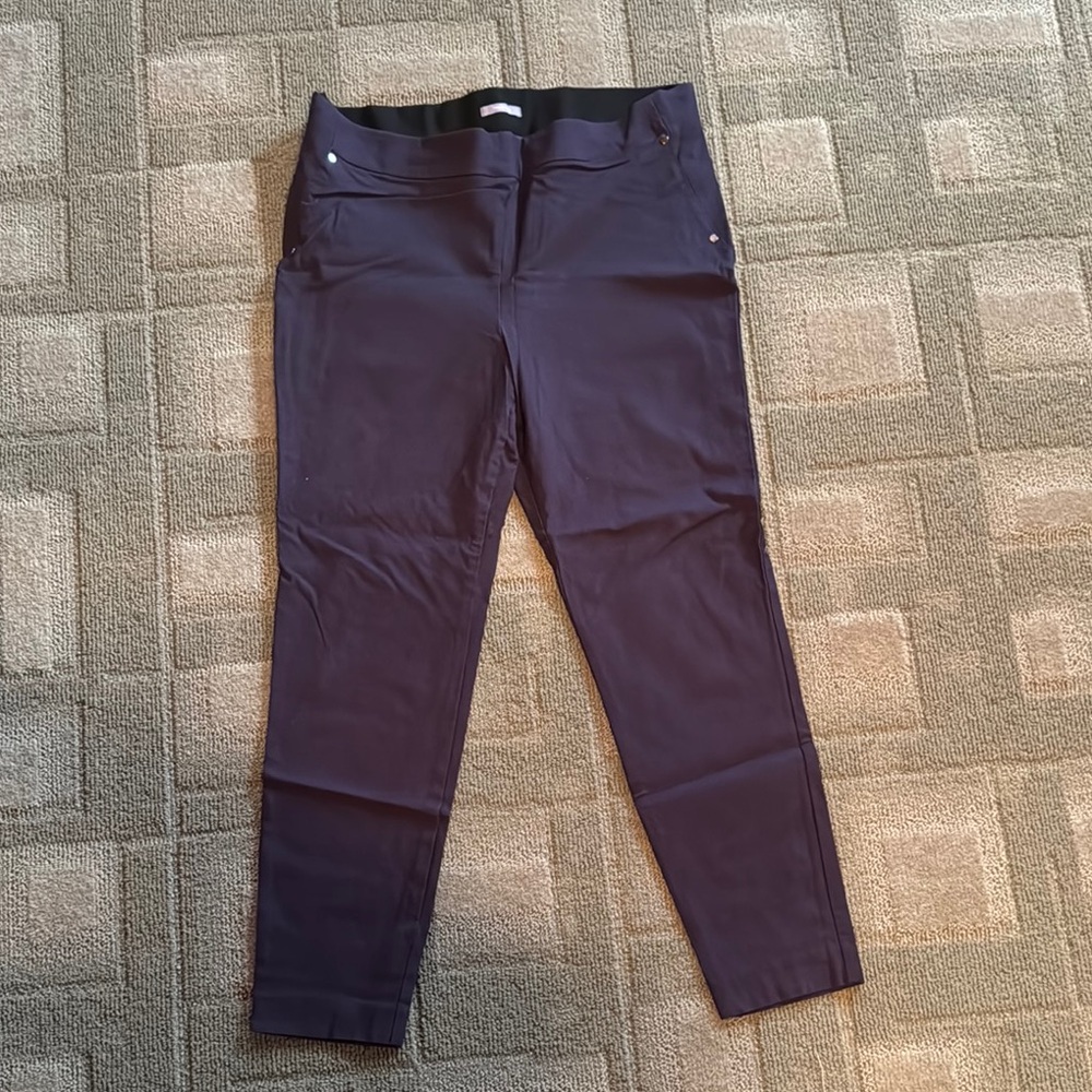 Maurices Purple Ankle Cropped Jumpsuit